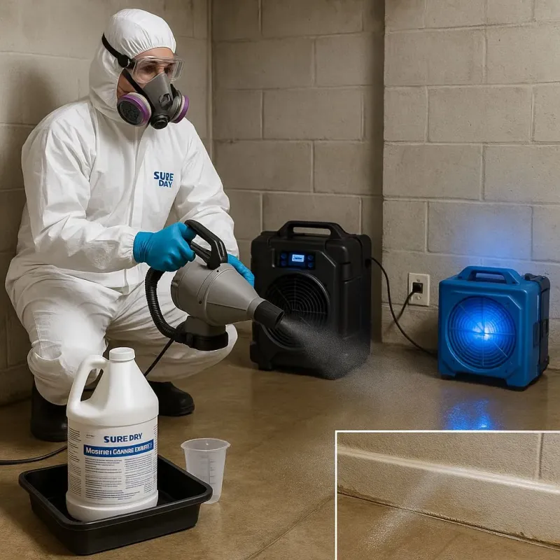Sanitization and Odor Removal process in Menands, NY